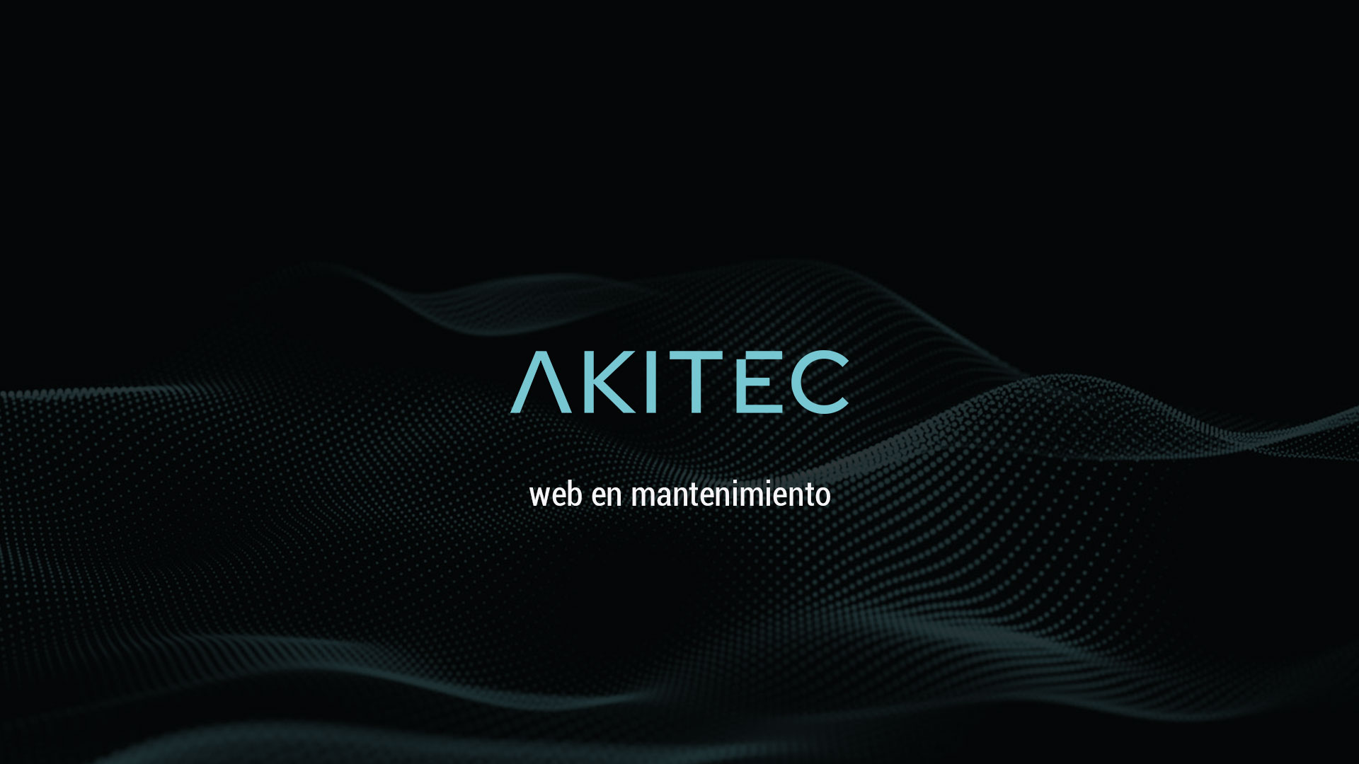 Sitio Web en Mantenimiento